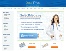 Tablet Screenshot of drugs-med.com